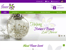 Tablet Screenshot of flower-secret.com